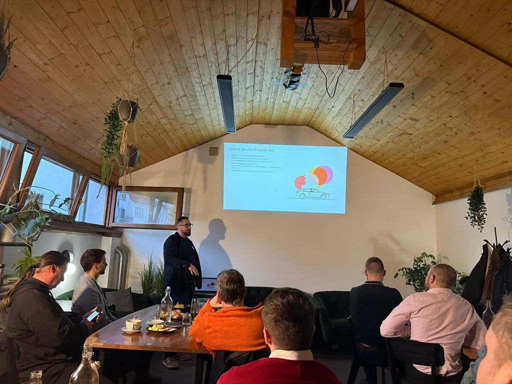 Business Meetup atmosféra